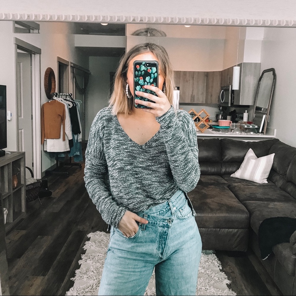 Paige denim navy blue sweater